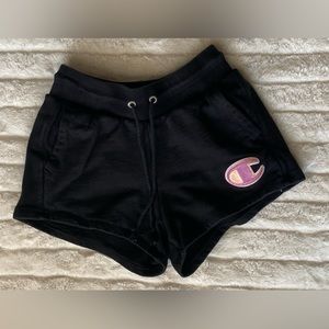 Black champion shorts. Medium.